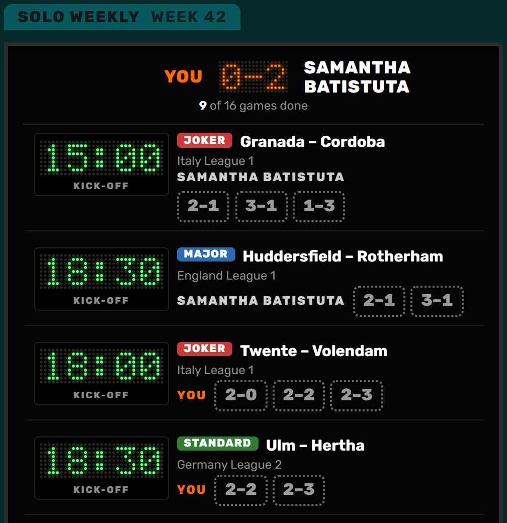 Zaebee screenshot: Sat-Sun: watch the games on Live.